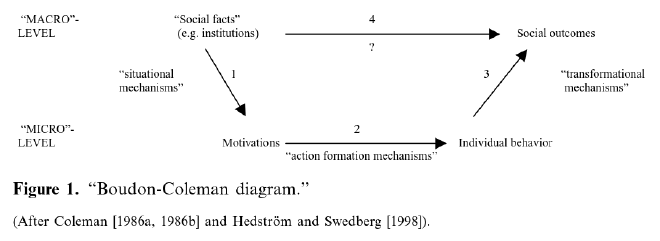 Coleman diagram from Jepperson and Meyer (2011:55)
